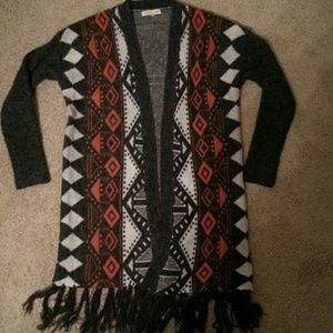 Woven Heart Sweater
